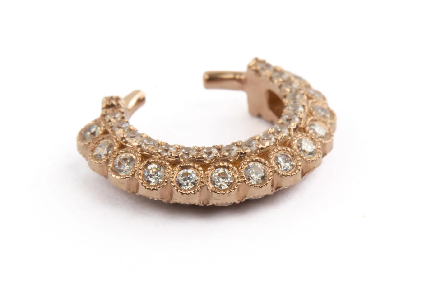 14K ROSE GOLD EAR CUFF - Image 3