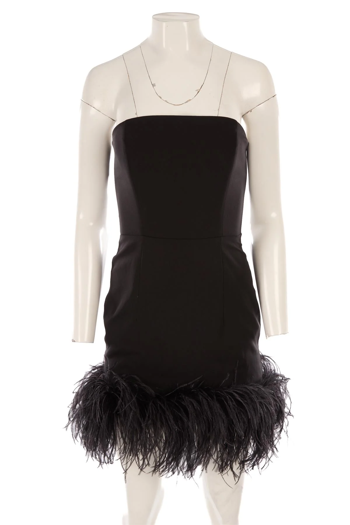 16ARLINGTON BLACK CREPE MINI DRESS UK 8 - Image 3