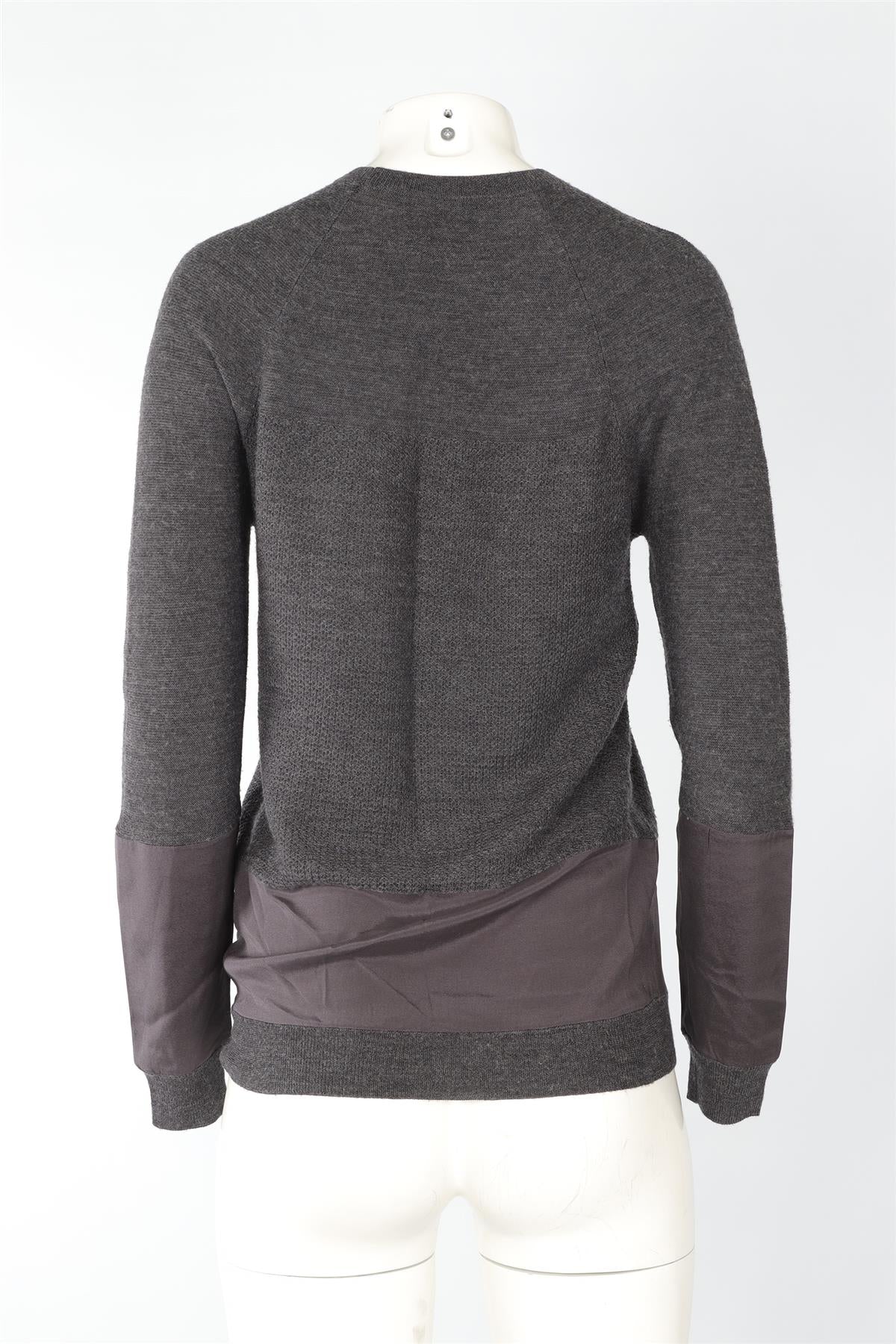 3.1 PHILIP LIN GREY WOOL JUMPER XSMALL - Image 4