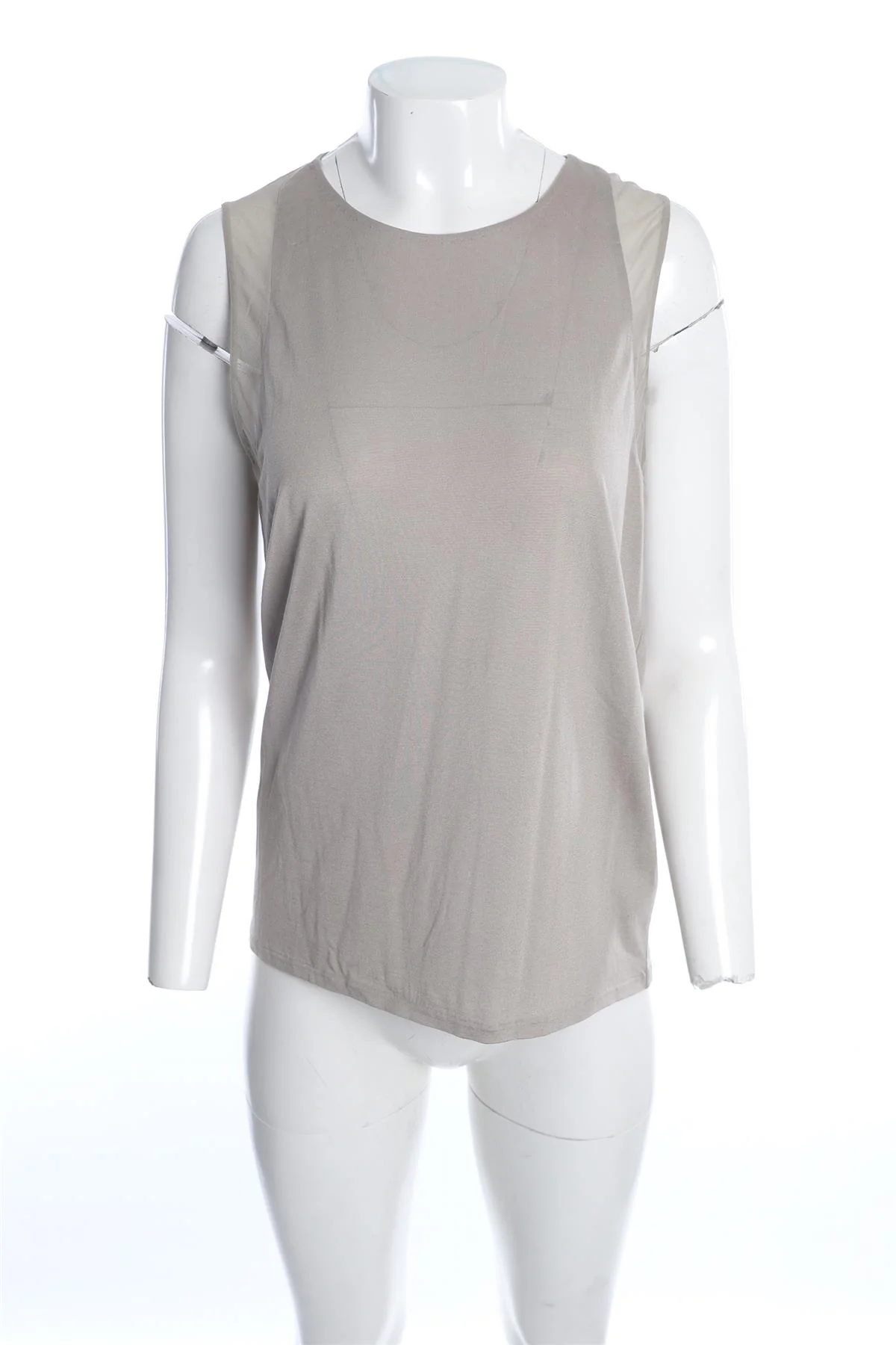 3.1 PHILLIP LIM BEIGE SILK TOP SMALL - Image 2