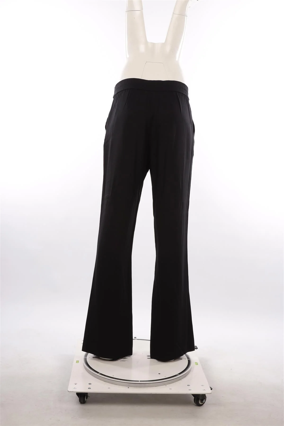 3.1 PHILLIP LIM NAVY CREPE STRAIGHT LEG PANTS US 4 UK 8 - Image 4