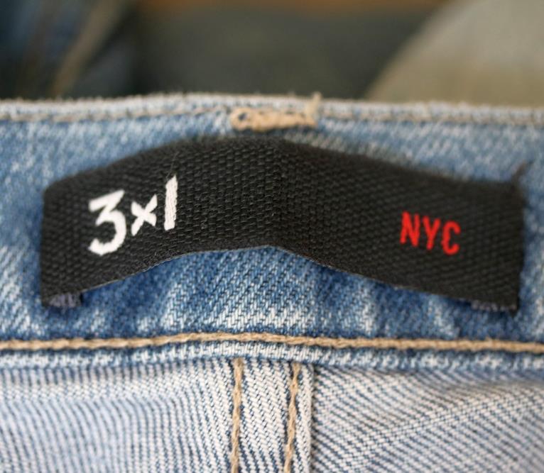 3X1 W3 DISTRESSED HIGH RISE SKINNY JEANS W26 UK 8 - Image 4