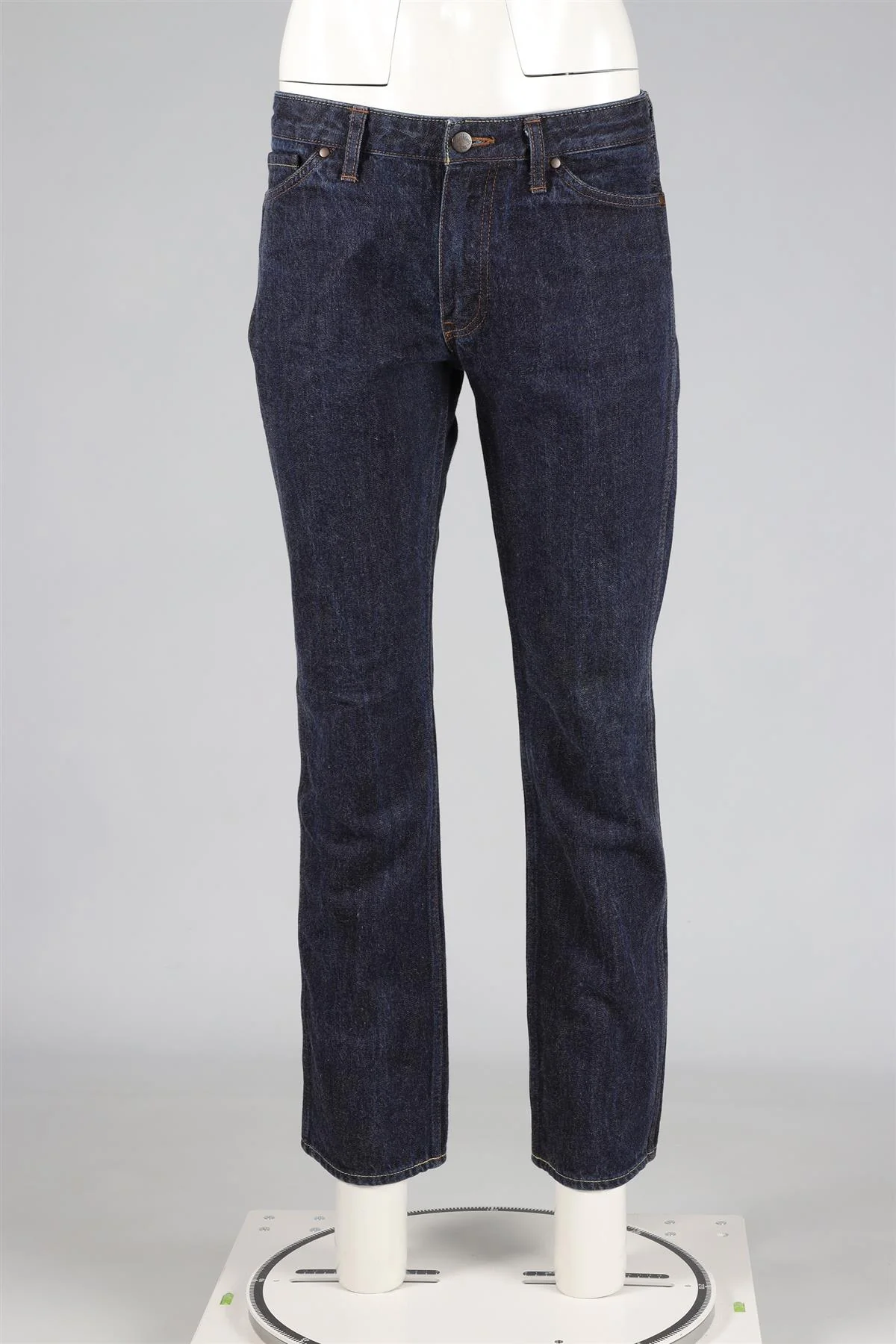 A BATHING APE BLUE STRAIGHT LEG JEANS XSMALL - Image 2