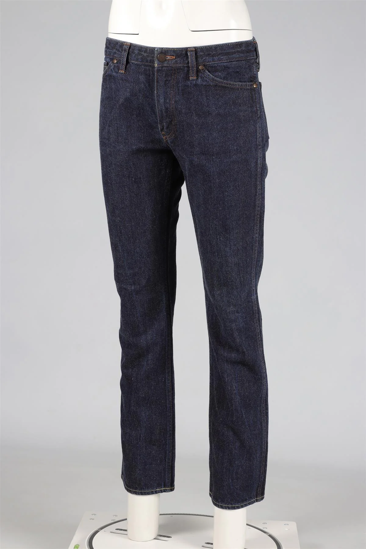 A BATHING APE BLUE STRAIGHT LEG JEANS XSMALL - Image 3