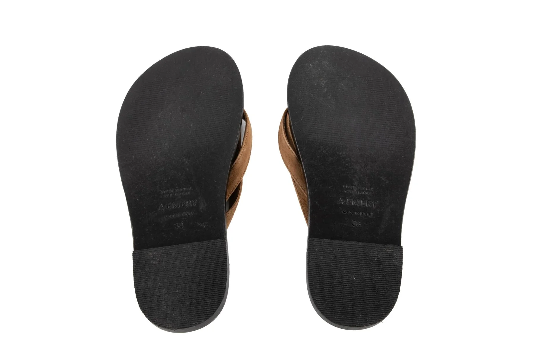 A.EMERY BROWN MORGAN SUEDE FLIP FLOPS EU 38 UK 5 US 8 - Image 6