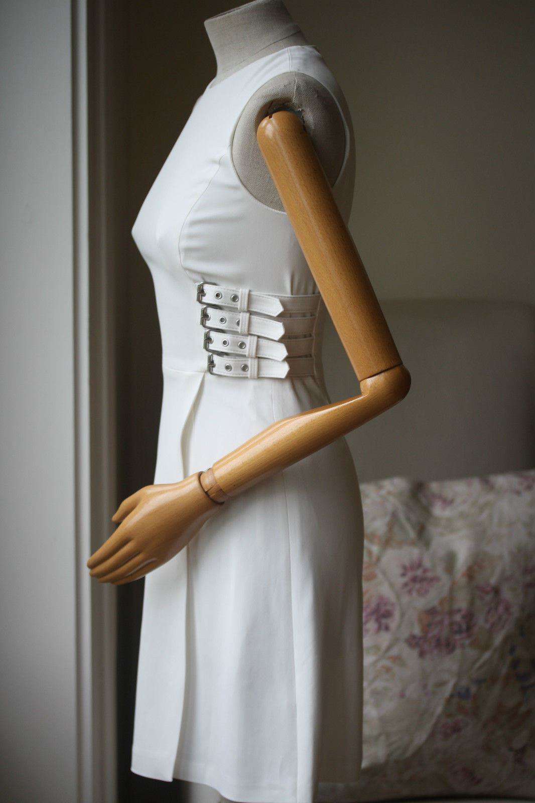 A.L.C. ANDERSON BUCKLE CREPE DRESS US 2 UK 6 - Image 10