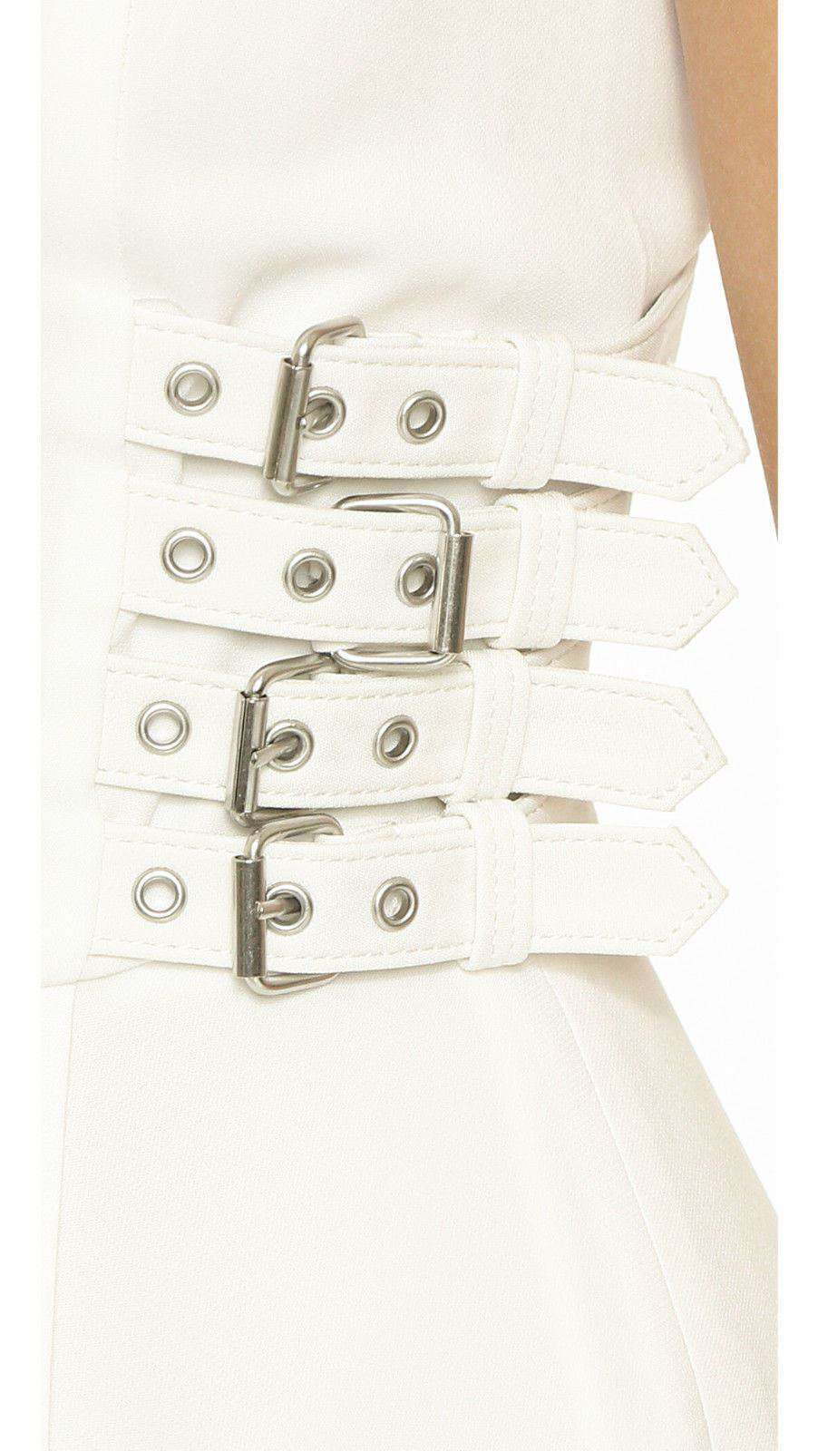 A.L.C. ANDERSON BUCKLE CREPE DRESS US 2 UK 6 - Image 11
