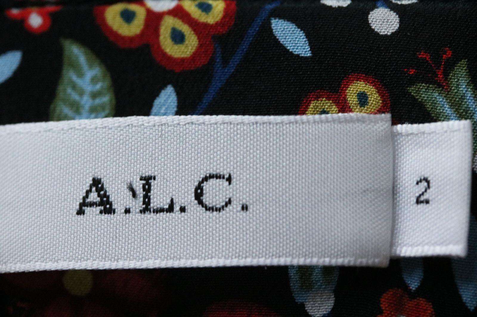 A.L.C. ANSEL SILK CREPE BELTED PANTS TROUSERS US 2 UK 6 - Image 9