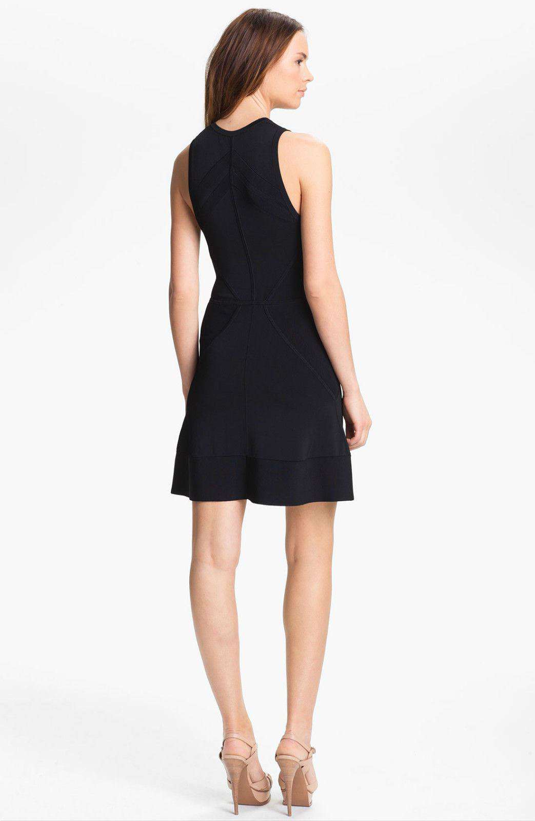 A.L.C BLACK KERRY KNIT DRESS MEDIUM - Image 6