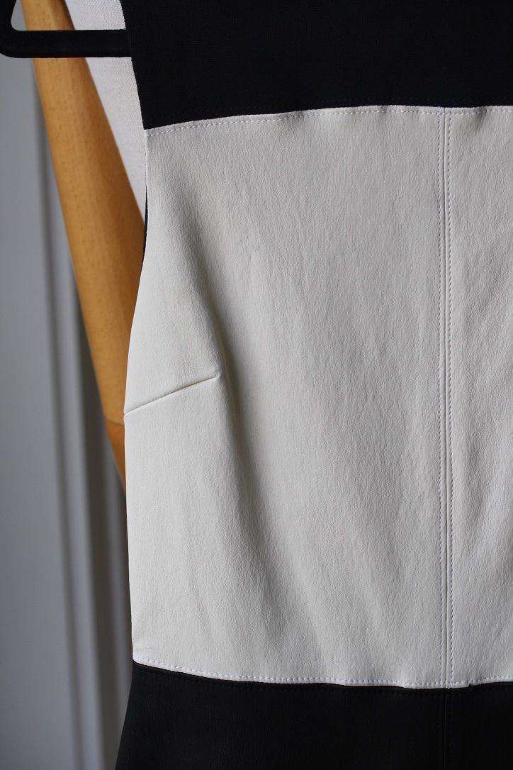 A.L.C. CURIL LEATHER PANEL DRESS US 4 UK 8 - Image 11