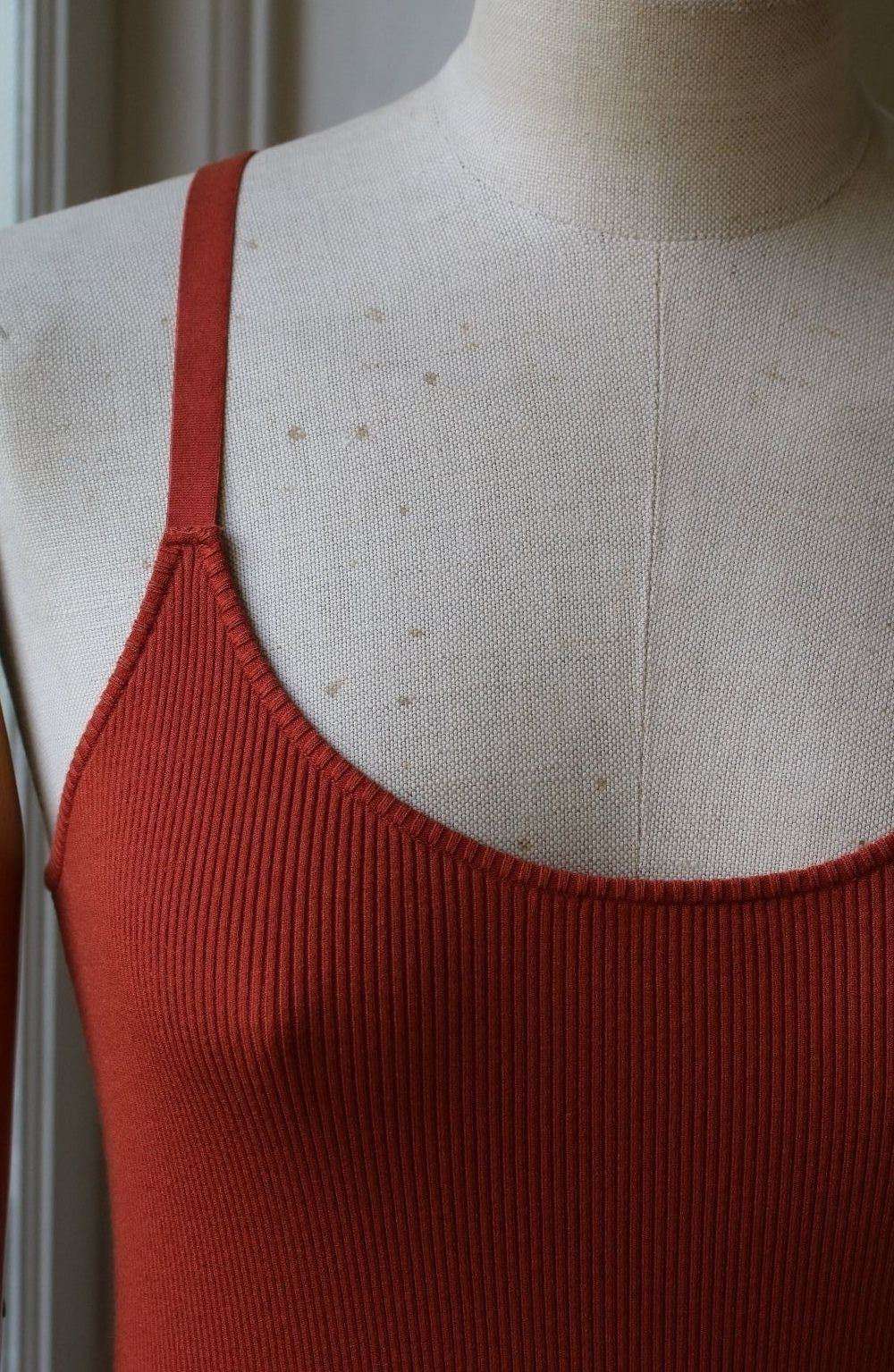 A.L.C. DEBI RIBBED MIDI TANK DRESS SMALL - Image 5