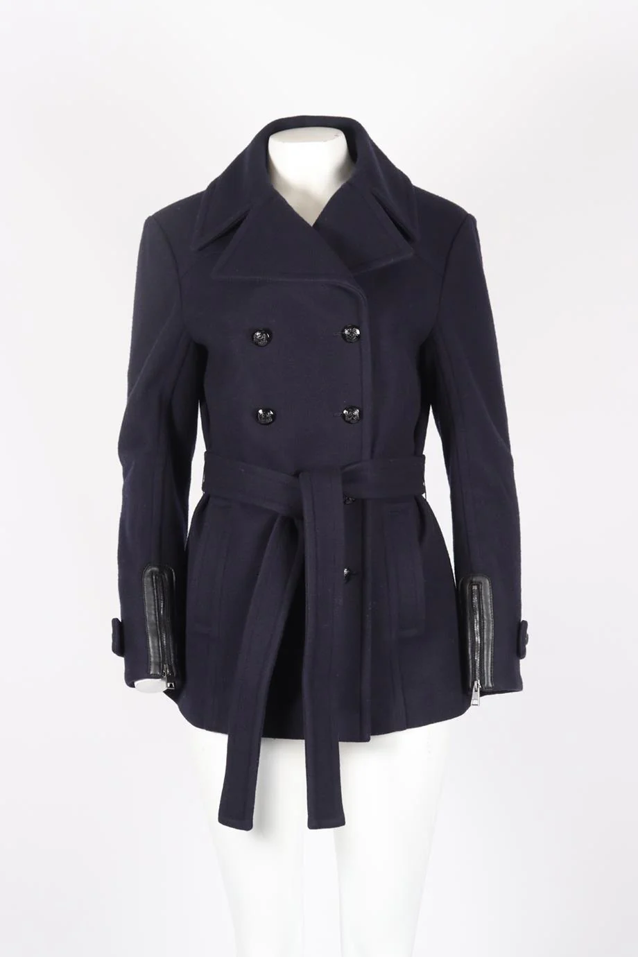 A.L.C. DOUBLE BREASTED WOOL BLEND COAT US 10 UK 14 - Image 2