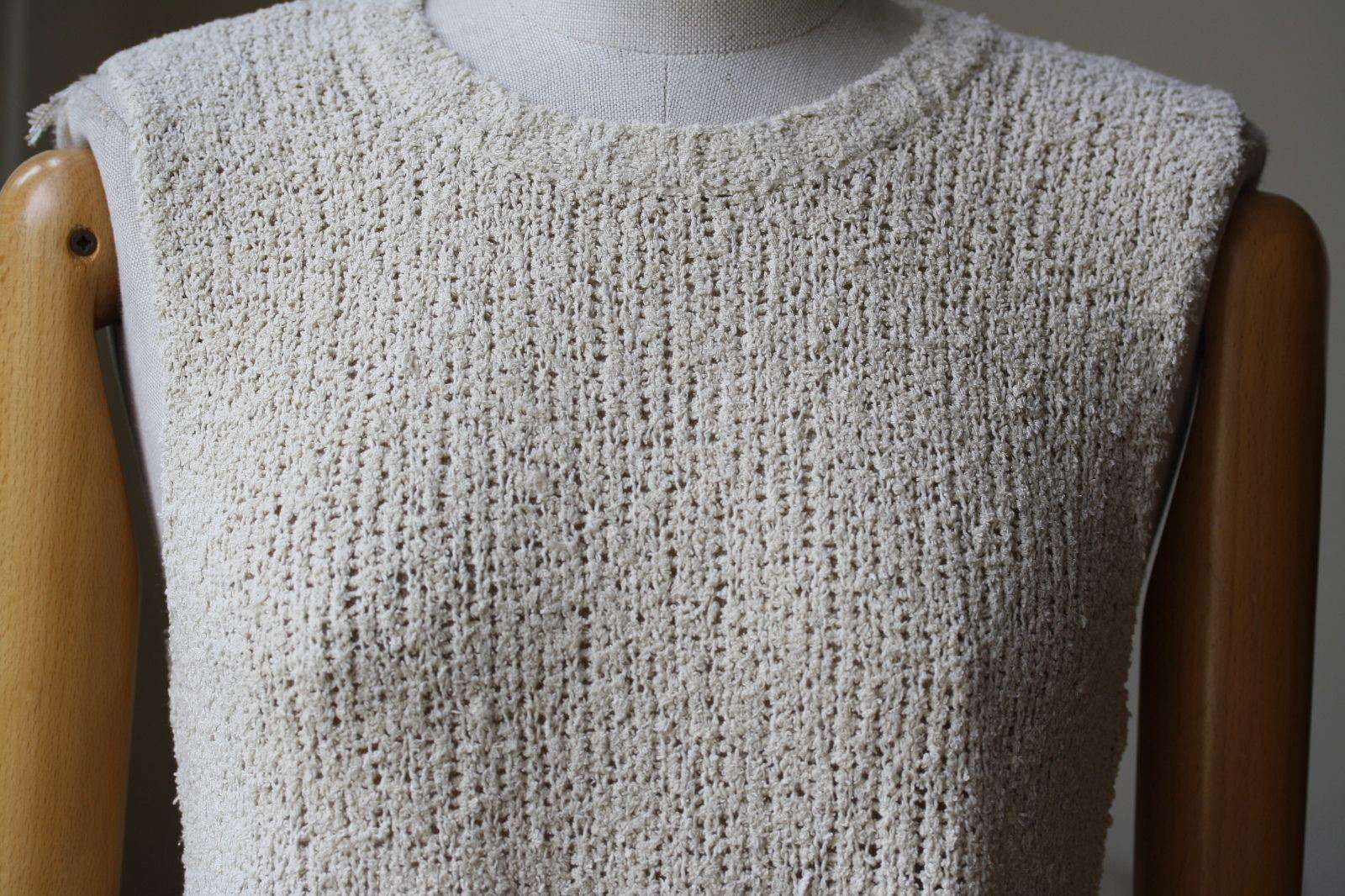 A.L.C. DYLAN FRINGED KNIT TOP SMALL - Image 2