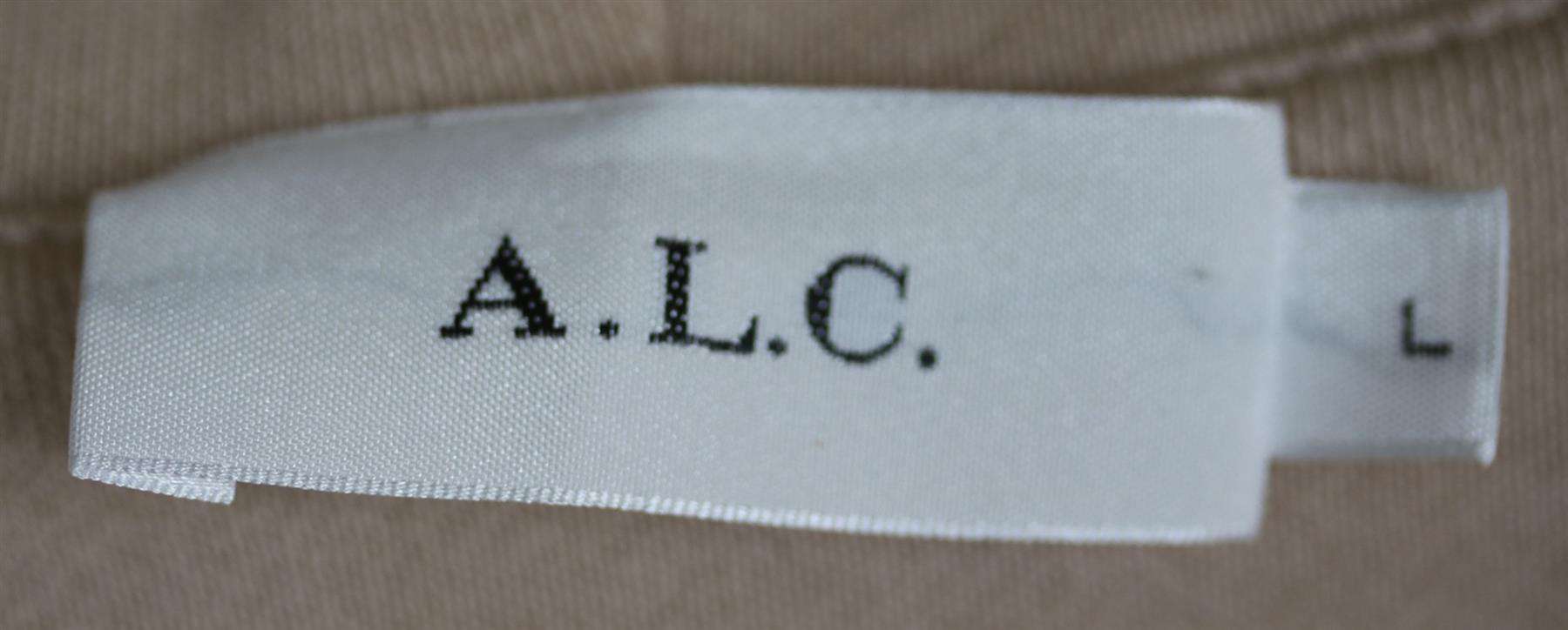 A.L.C. EDISON SATIN BOMBER JACKET LARGE - Image 5