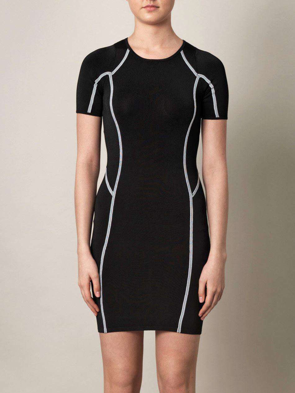A.L.C. EVANS KNIT BODYCON DRESS SMALL