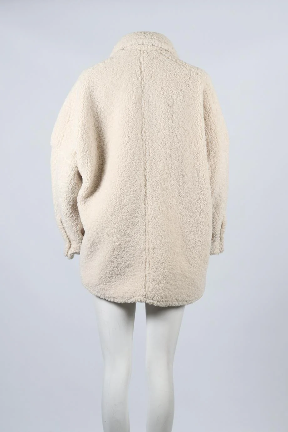 A.L.C. FAUX SHEARLING SHIRT SMALL - Image 4