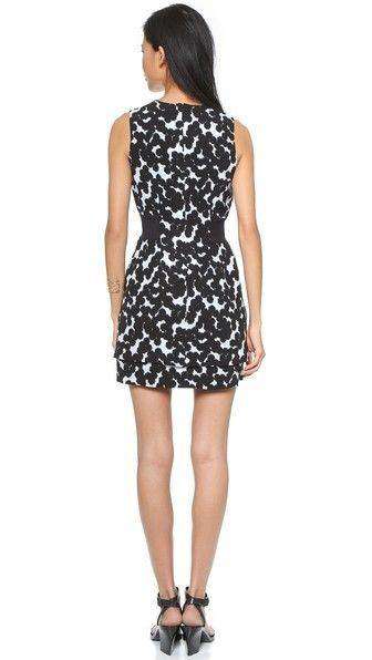 A.L.C. FRANKIE BLURRED FLORAL PRINT DRESS US 2 UK 6 - Image 7