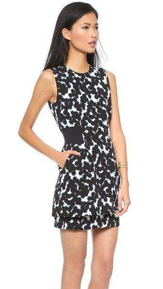 A.L.C. FRANKIE BLURRED FLORAL PRINT DRESS US 2 UK 6 - Image 8