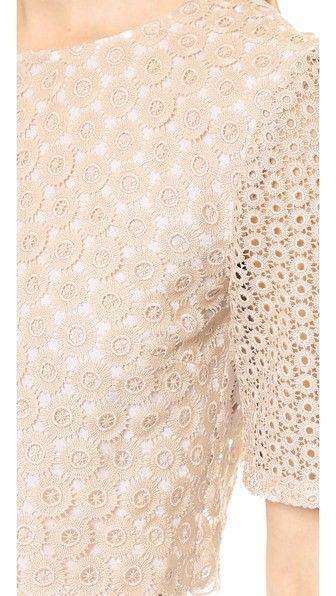 A.L.C. FREMONT BEIGE CROCHET TOP SMALL - Image 2
