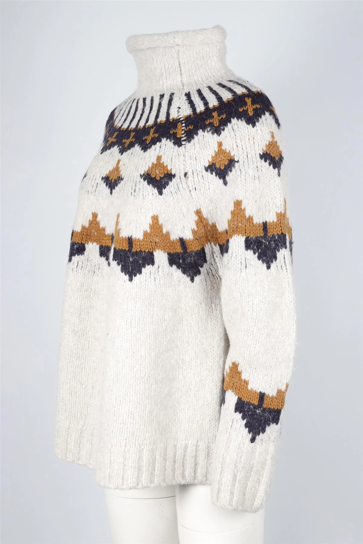 A.L.C. GREY WOOL SWEATER MEDIUM - Image 3