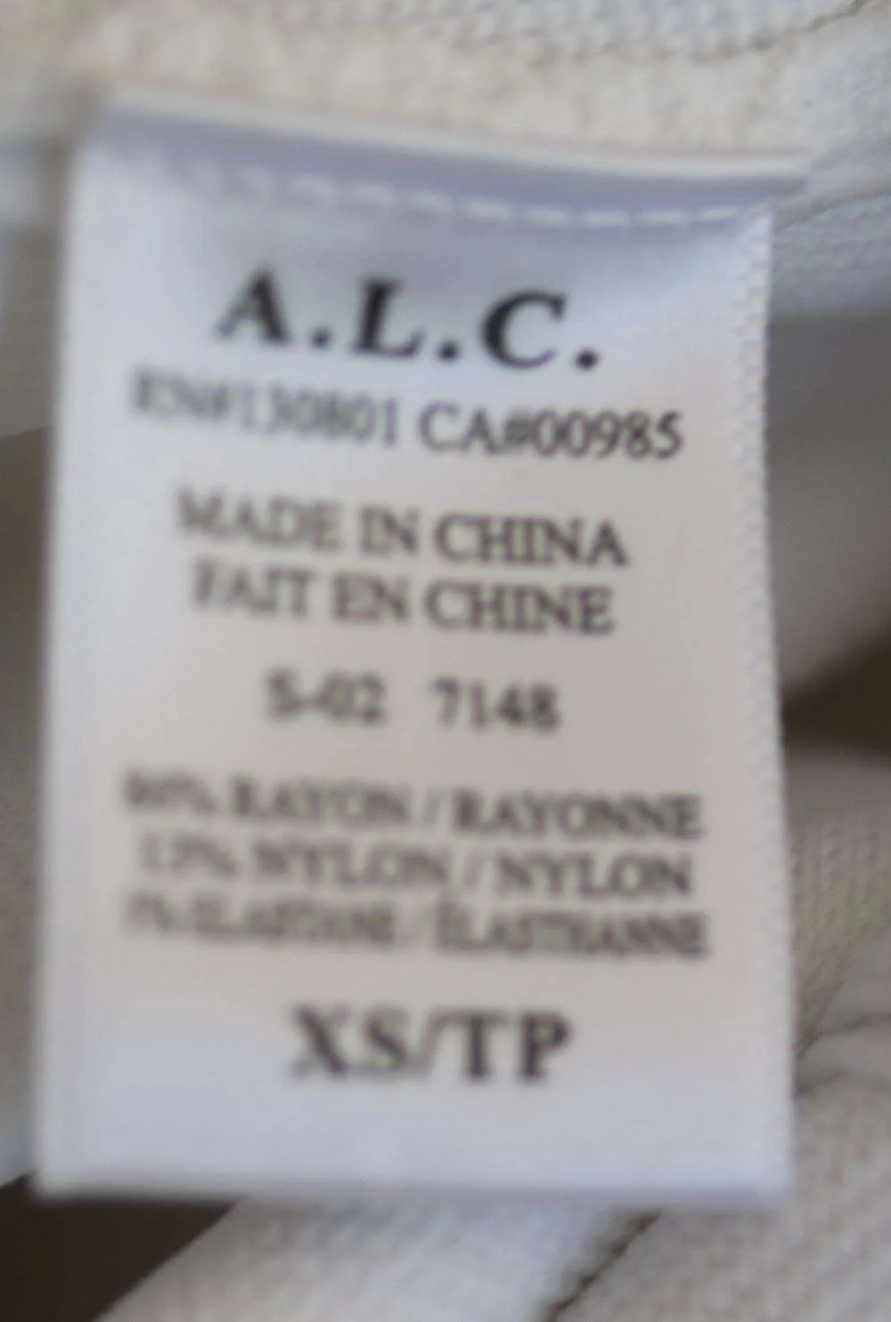 A.L.C. IVAN SLEEVELESS SCOOP-NECK BODYSUIT XSMALL - Image 7