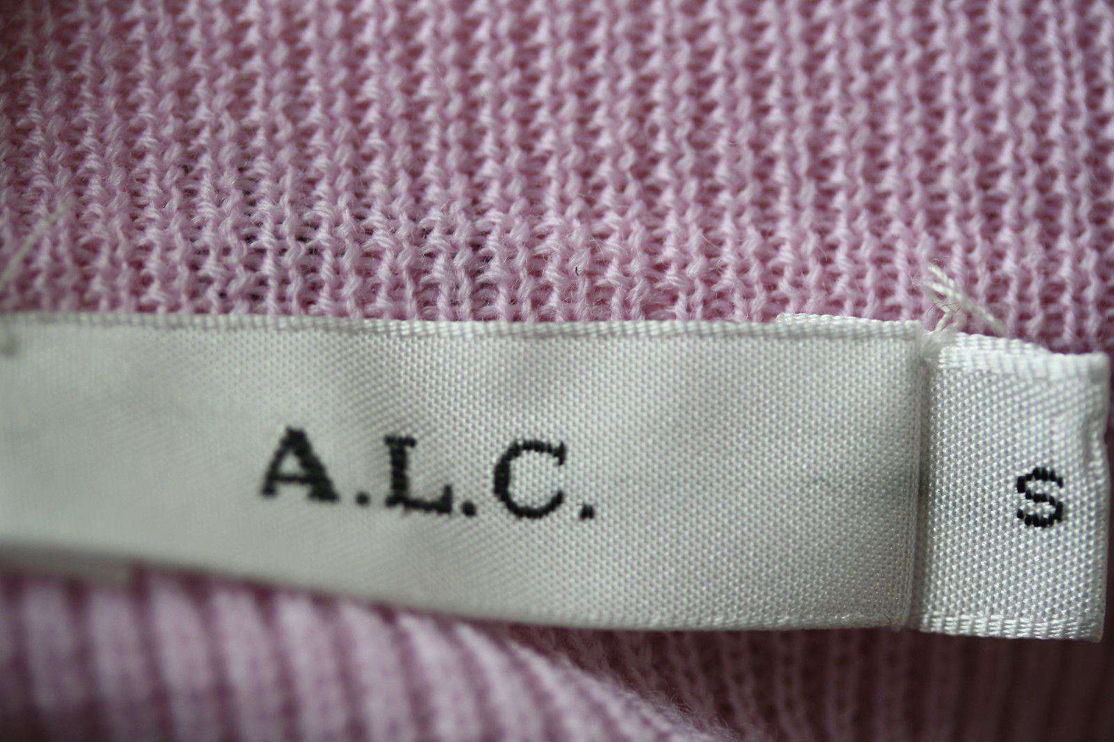 A.L.C. JAYNE SIDE SLIT PINK SWEATER SMALL - Image 7