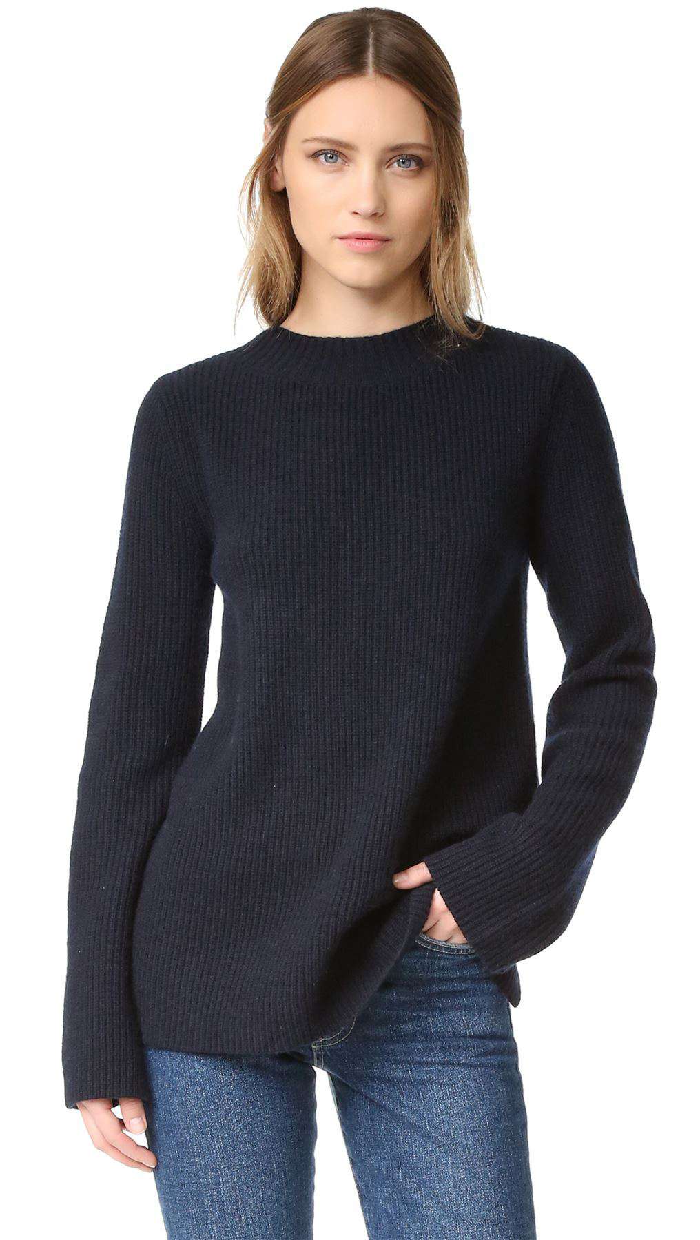 A.L.C. MARKELL LACE UP KNIT SWEATER SMALL - Image 2