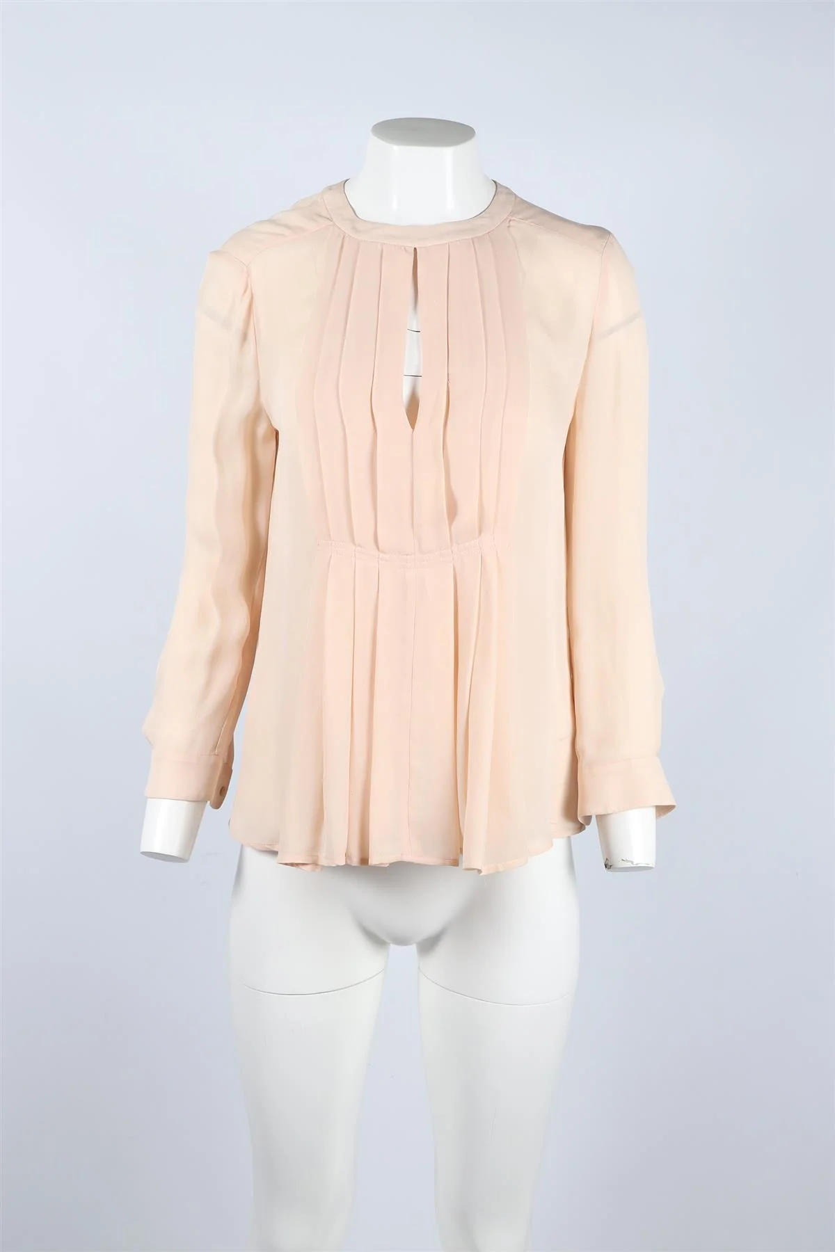 A.L.C. NUDE SILK TOP XSMALL - Image 2
