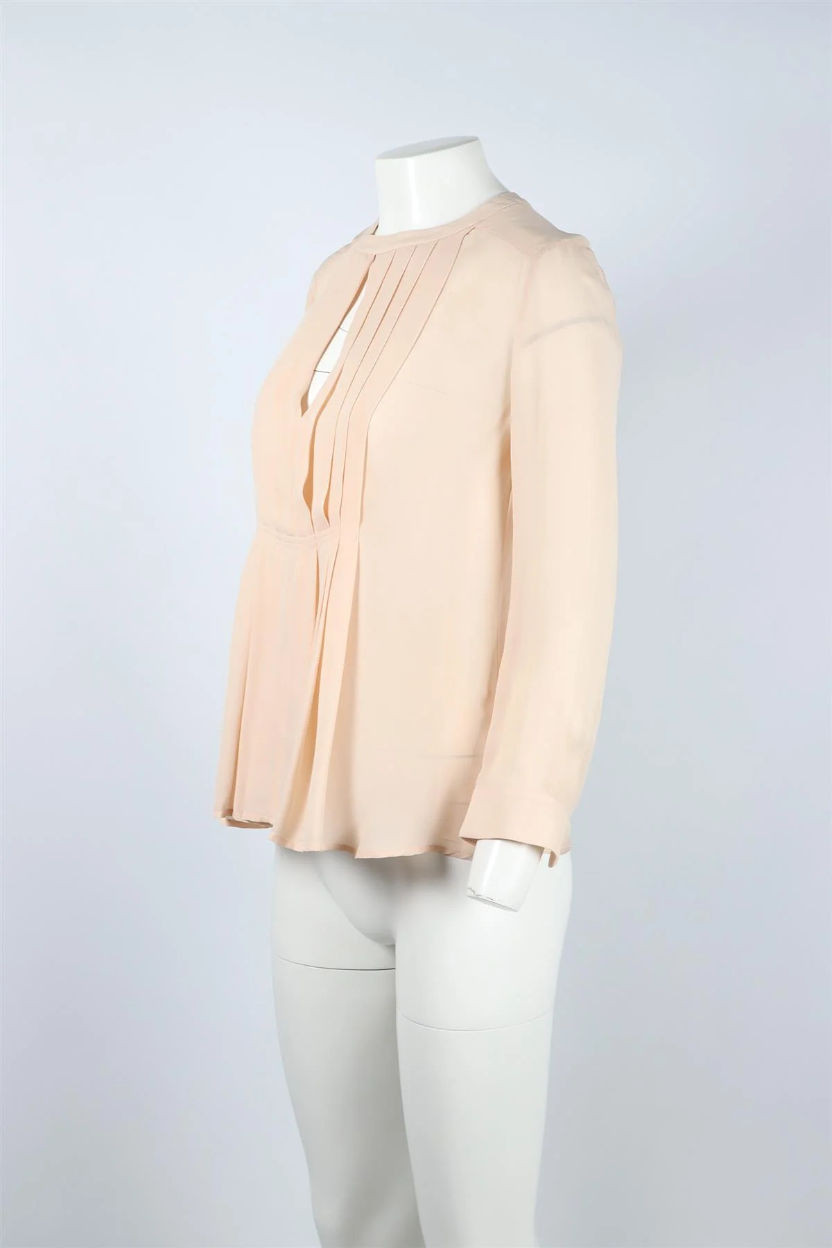 A.L.C. NUDE SILK TOP XSMALL - Image 3