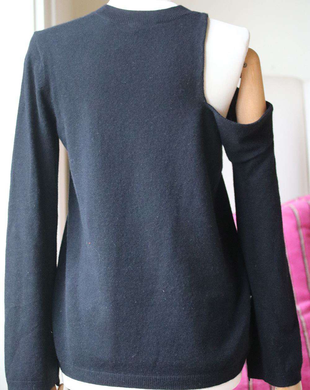 A.L.C. OPEN SHOULDER KNIT SWEATER XSMALL - Image 3