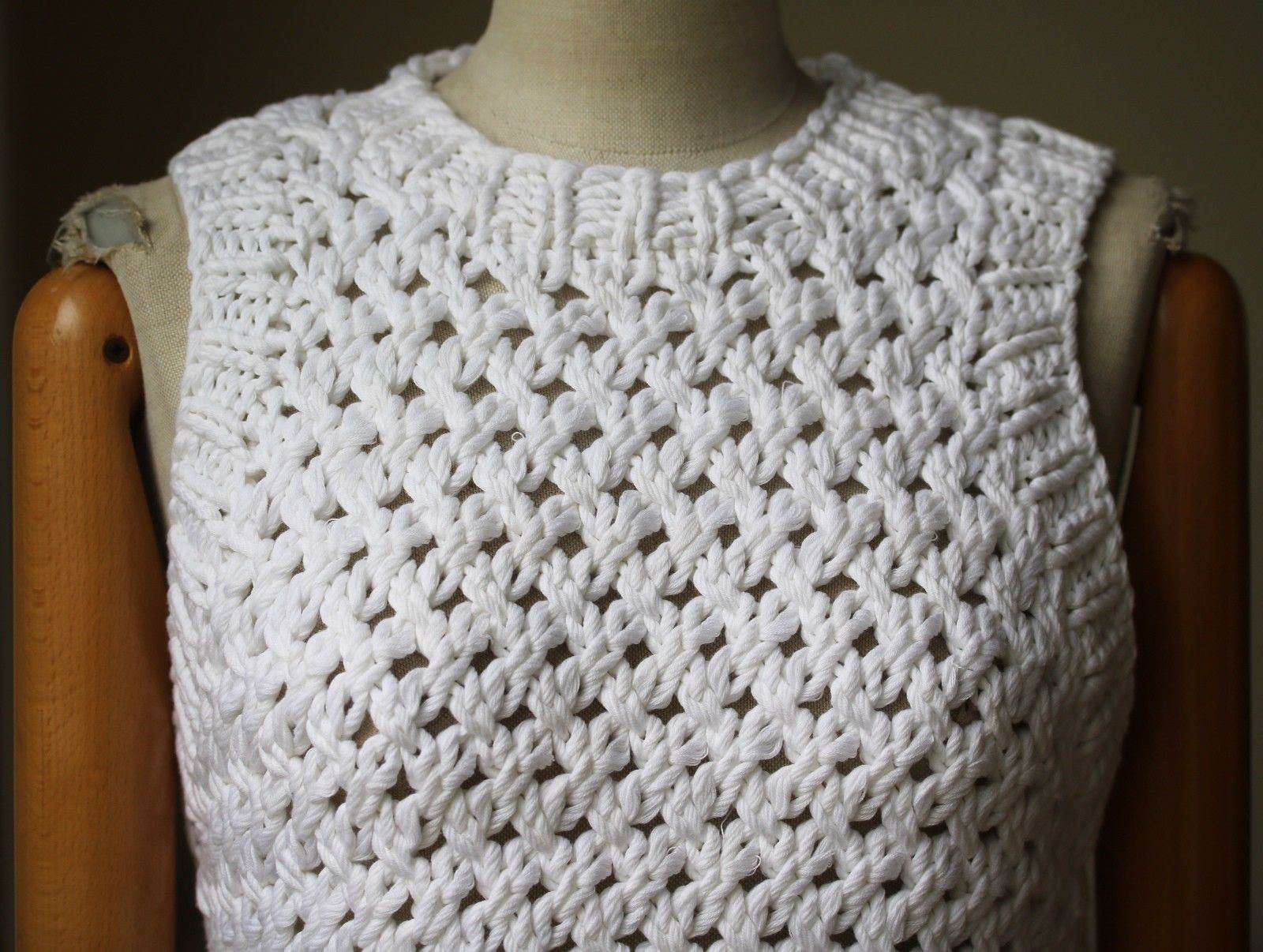 A.L.C. OVERSIZED CROSS-RIB CROP SWEATER SMALL - Image 4