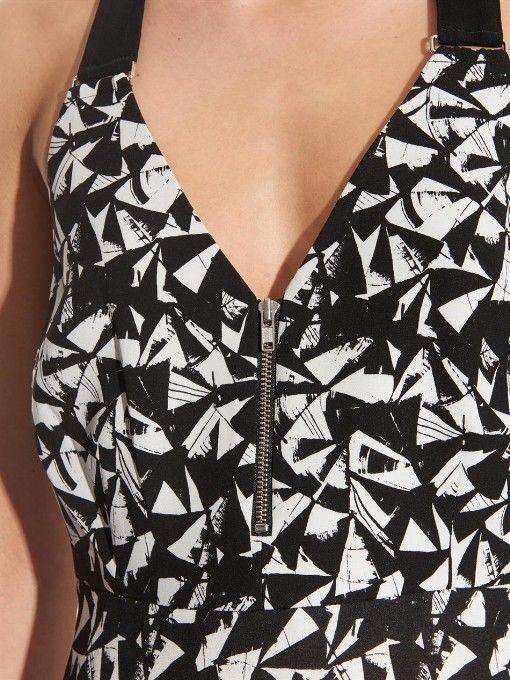 A.L.C. PATTI FAN PRINT MAXI DRESS US 4 UK 8 - Image 7