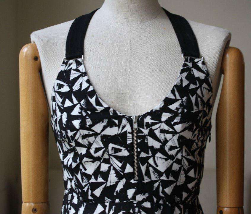 A.L.C. PATTI FAN PRINT MAXI DRESS US 4 UK 8 - Image 9