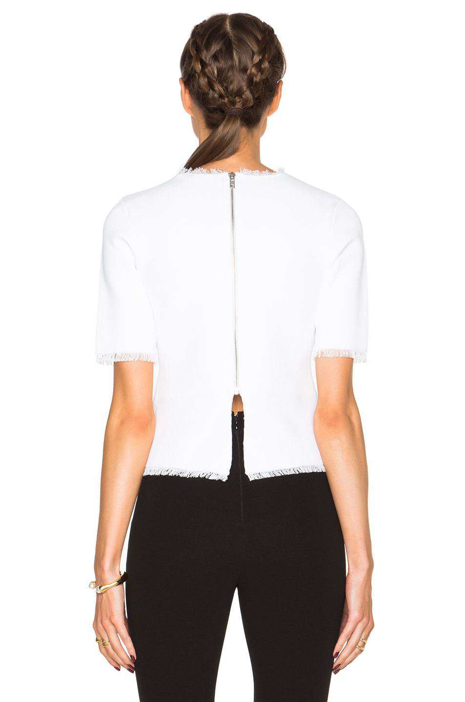 A.L.C RUDIN FRAYED-EDGE TOP SMALL - Image 6