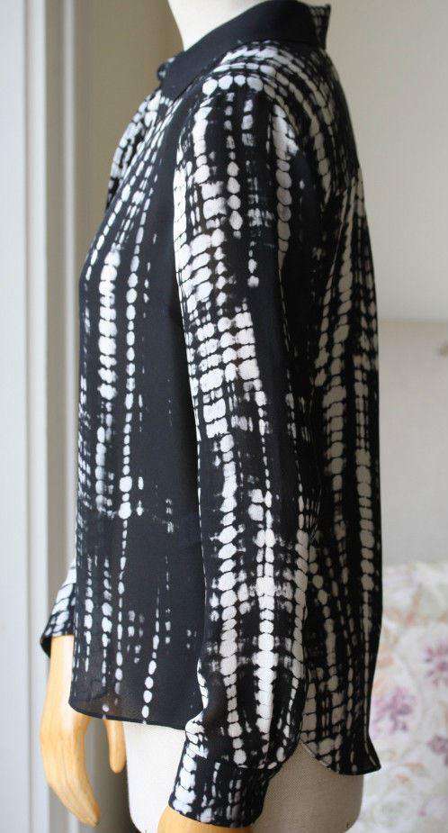 A.L.C. SONG TIE DYE PRINT BLOUSE US 2 UK 6 - Image 6
