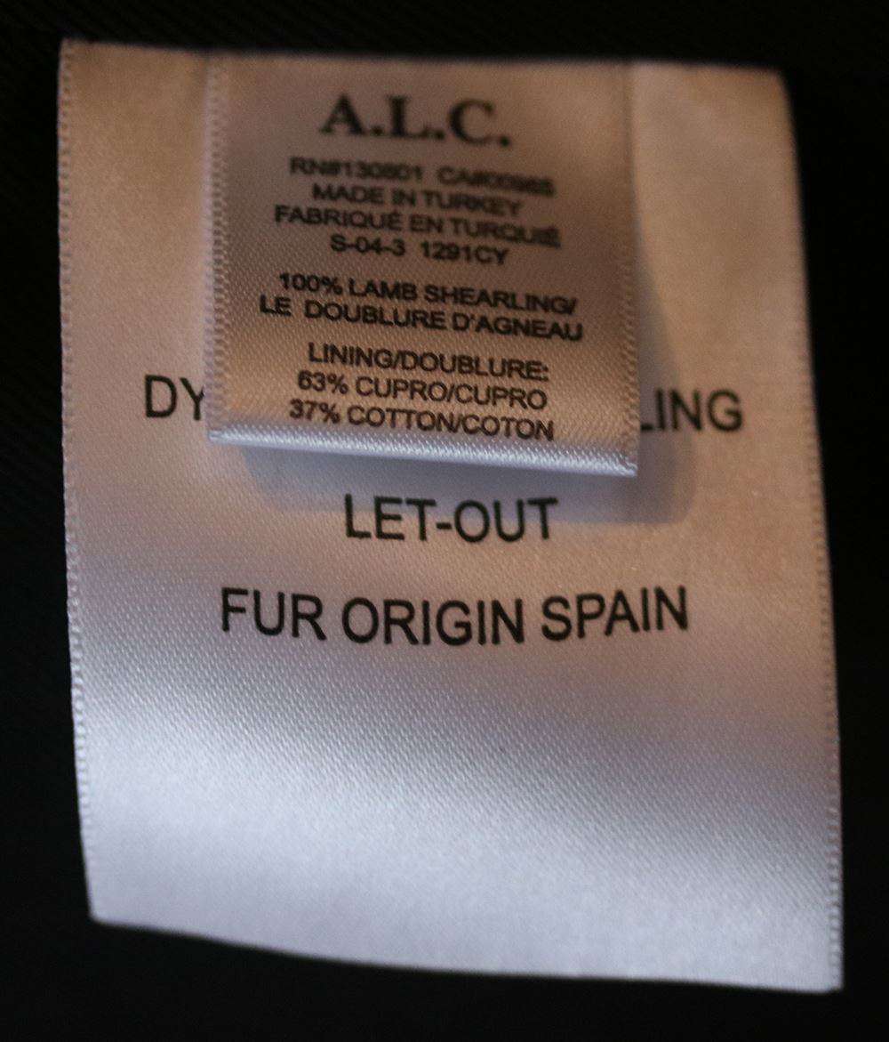 A.L.C. STONE SHEARLING OVERSIZED COAT SMALL - Image 5