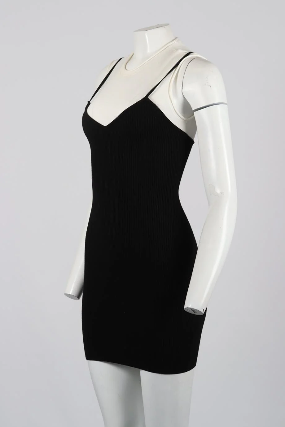 A.L.C. STRETCH KNIT MINI DRESS XSMALL - Image 3