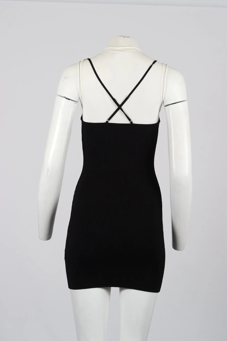 A.L.C. STRETCH KNIT MINI DRESS XSMALL - Image 4