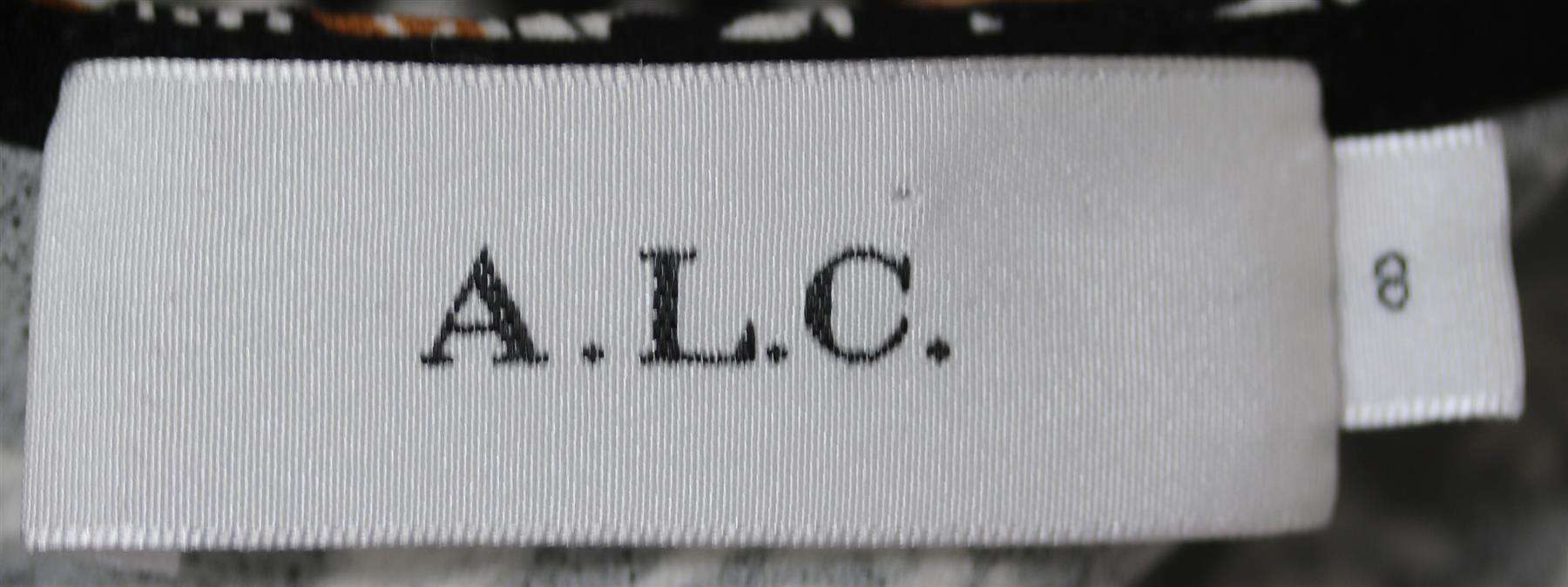 A.L.C. TRIXIE PRINTED SILK MINI DRESS US 8 UK 12 - Image 5