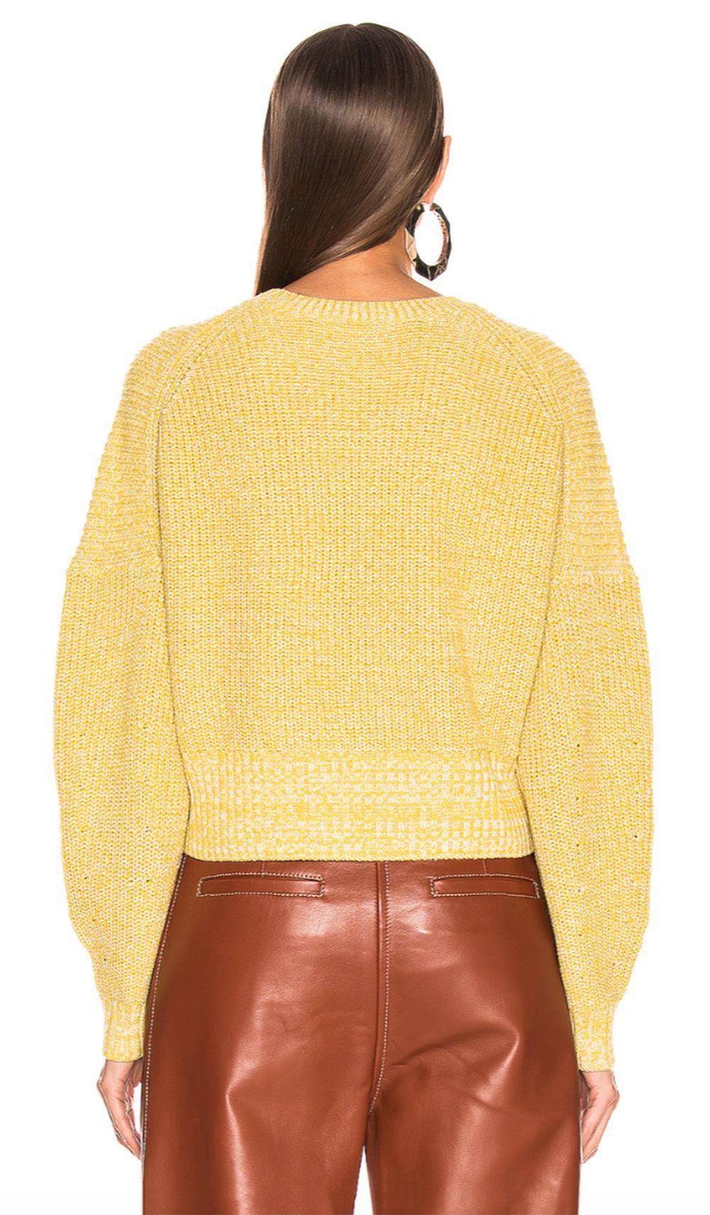 A.L.C. WEBSTER CASHMERE BLEND KNIT SWEATER LARGE - Image 2
