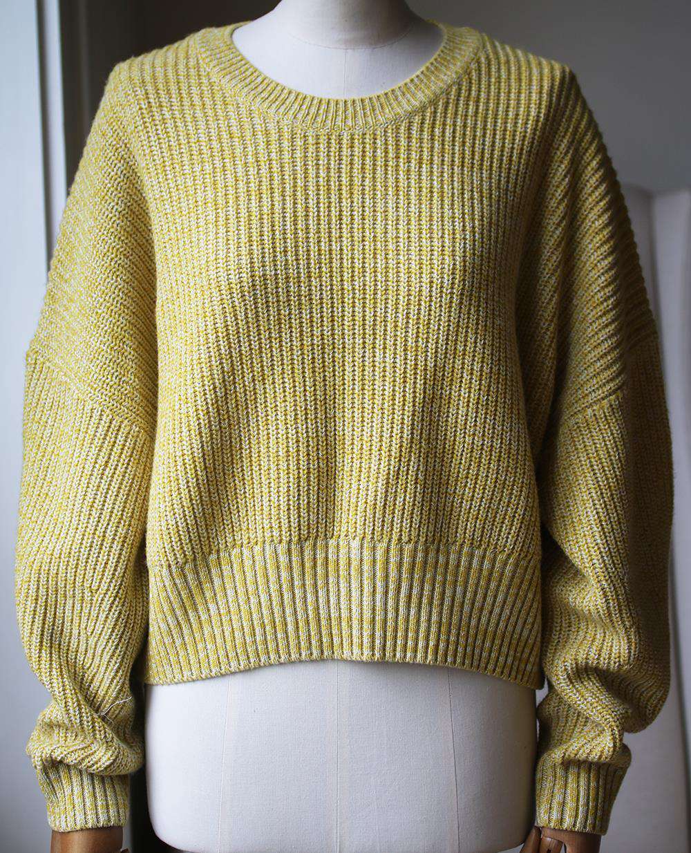 A.L.C. WEBSTER CASHMERE BLEND KNIT SWEATER LARGE - Image 3