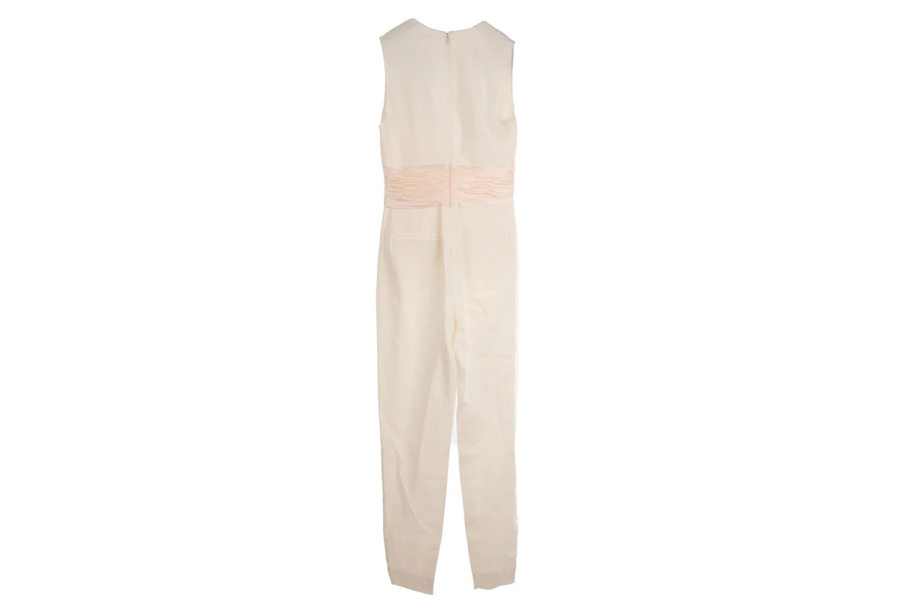 A.L.C. White Crepe Jumpsuit US 2 UK 6 - Image 4