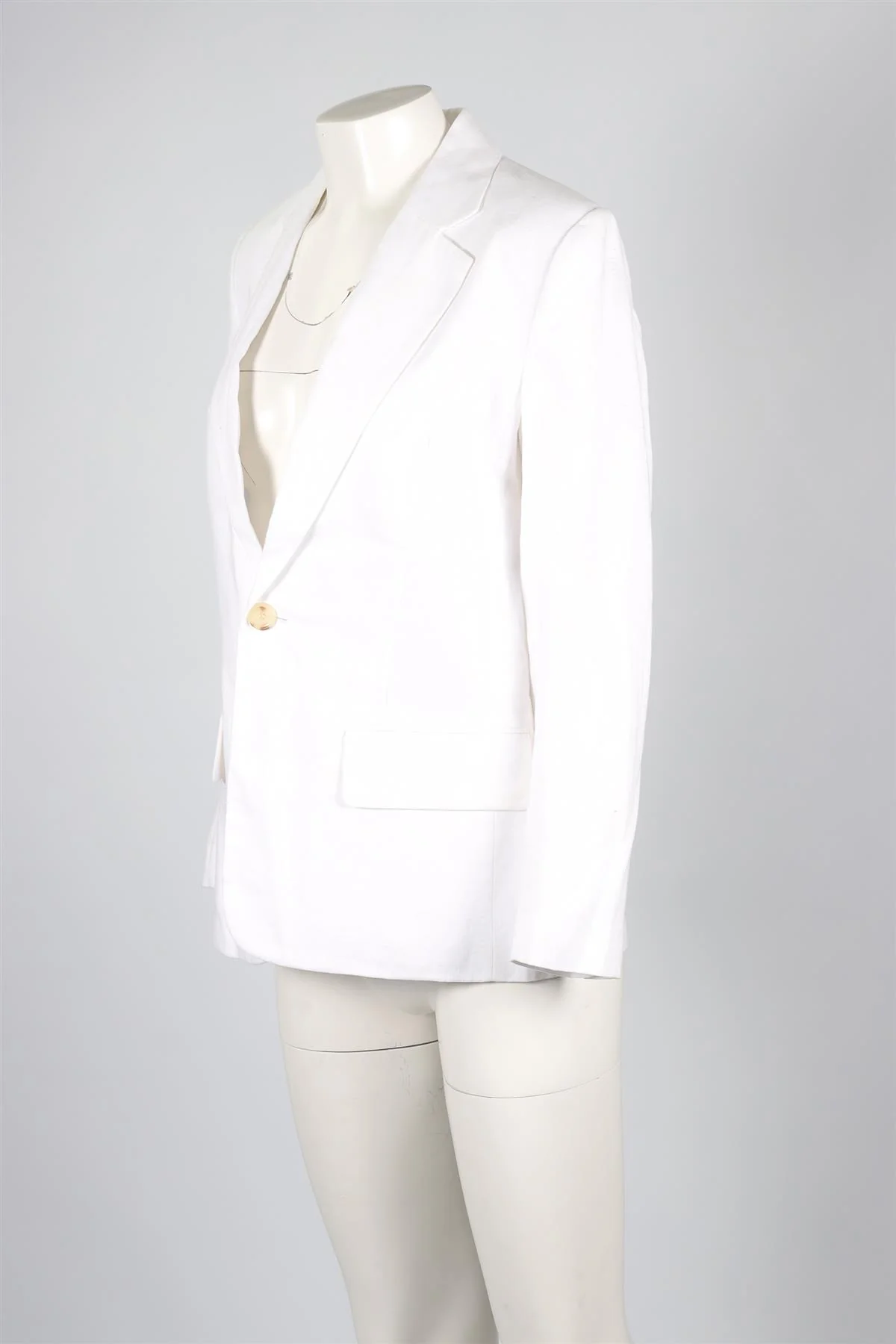 A.L.C. WHITE LINEN BLAZER US 2 UK 6 - Image 3