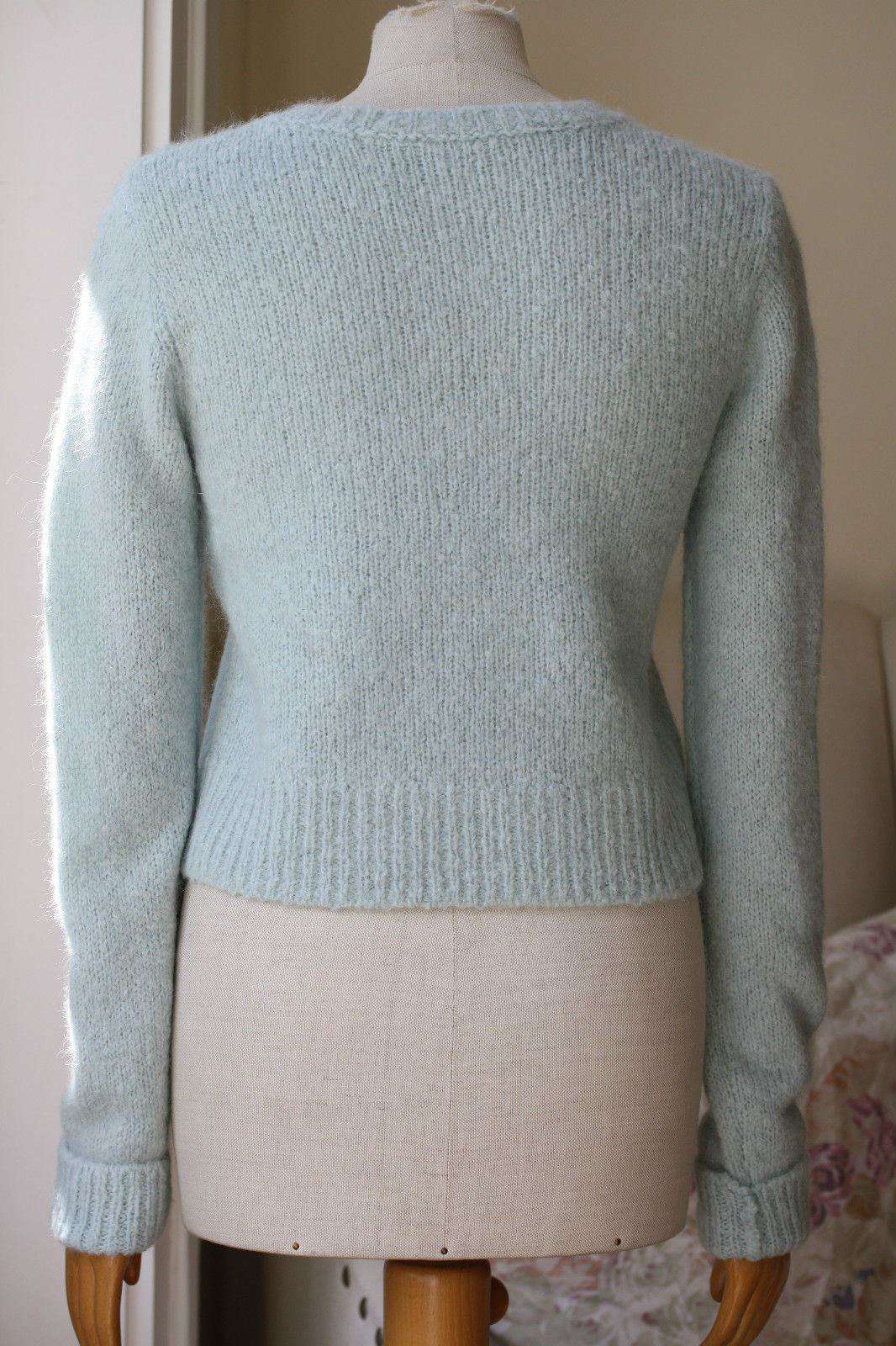 A.LC. BLUE SCOTTIE ALPACA SWEATER SMALL - Image 4