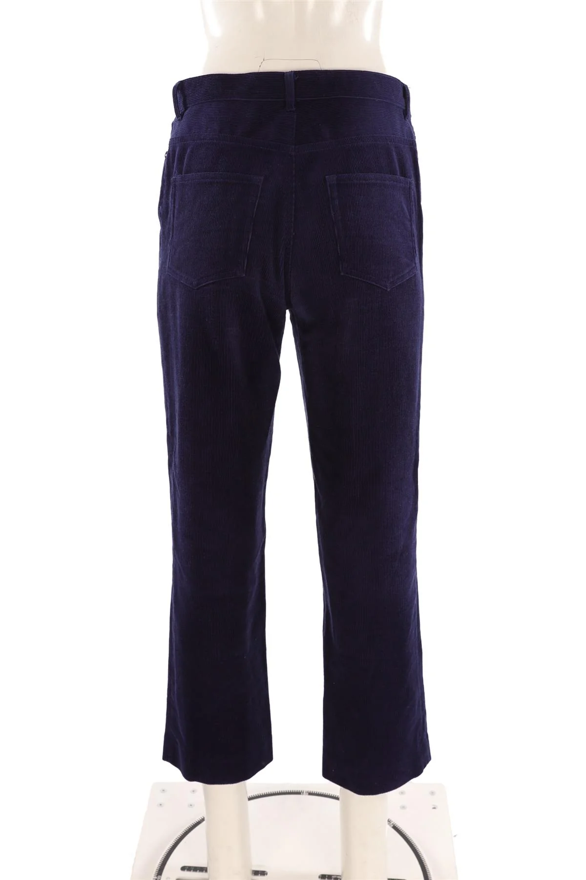 A.P.C JEAN NAVY CORDUROY STRAIGHT LEG PANTS W28 UK 10 - Image 4