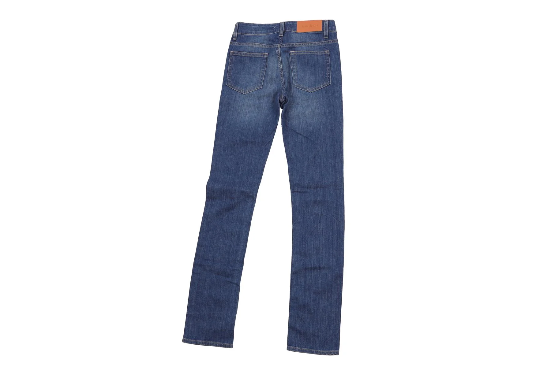ACNE JEANS BLUE MID RISE SKINNY JEANS W25 UK 6-8 - Image 4