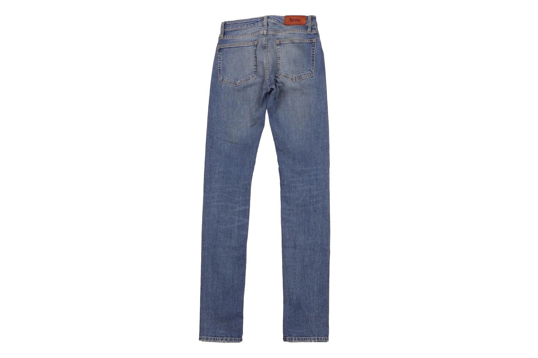 ACNE JEANS BLUE MID RISE SKINNY JEANS W26 UK 8 - Image 4
