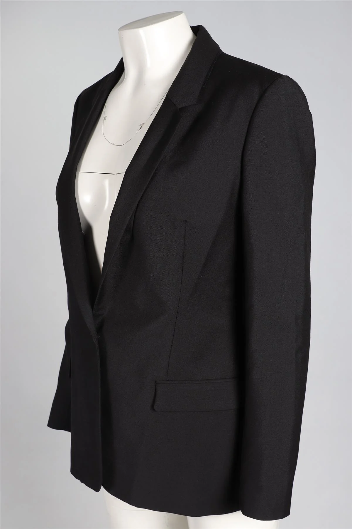 ACNE STUDIOS BLACK WOOL BLAZER EU 38 UK 10 - Image 3