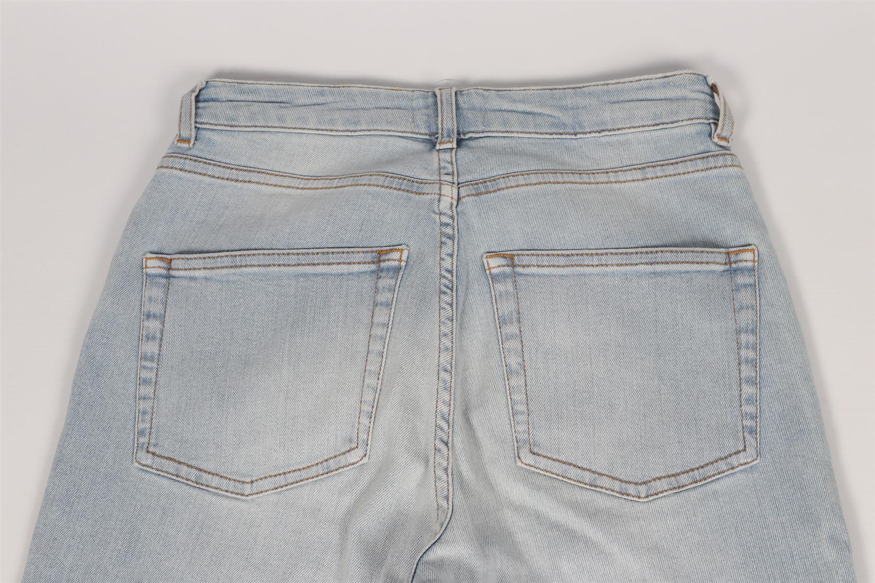 ACNE STUDIOS BLUE HIGH RISE SKINNY JEANS XXSMALL - Image 5