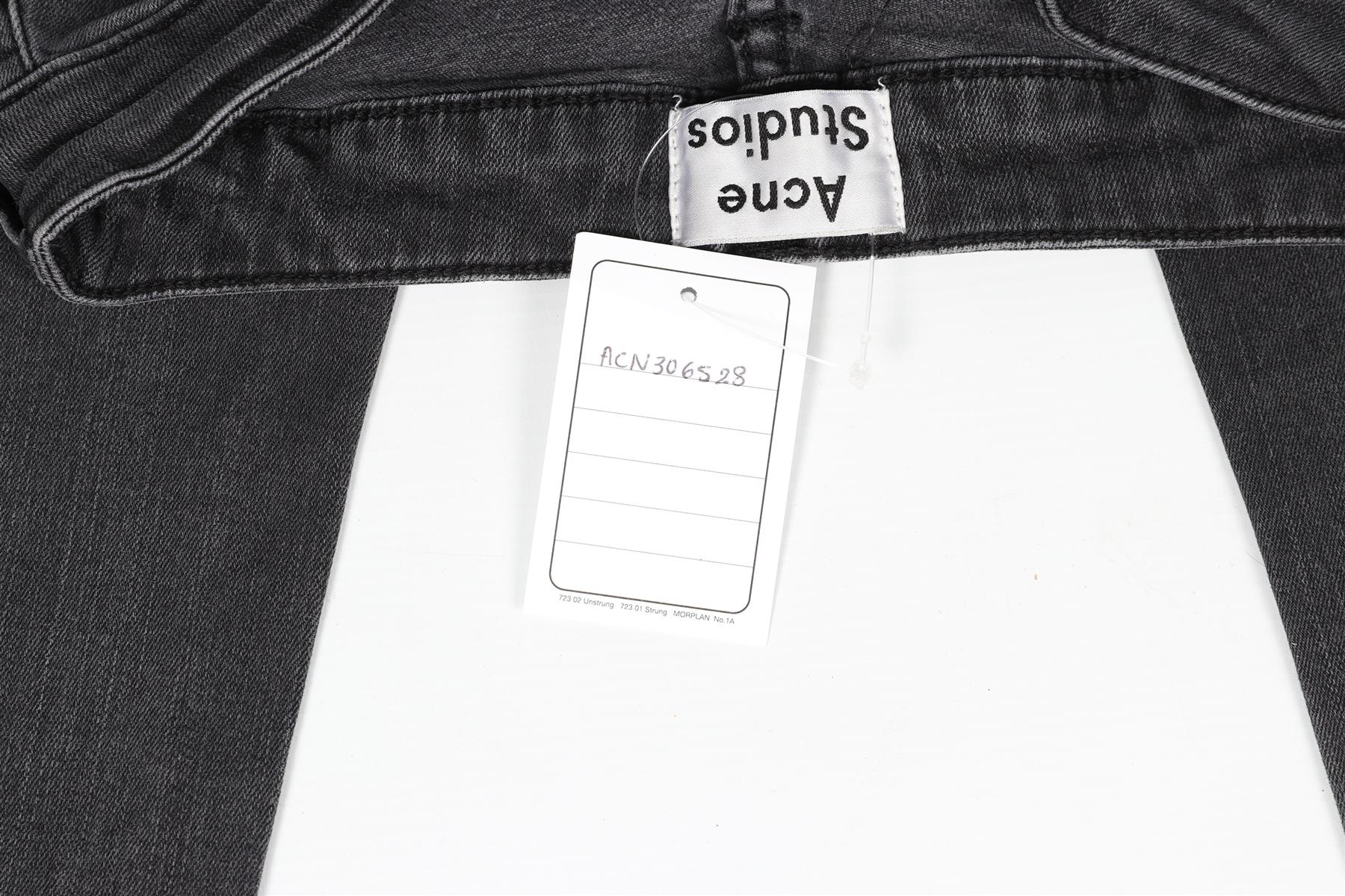ACNE STUDIOS GREY HIGH RISE SKINNY JEANS XXSMALL - Image 6